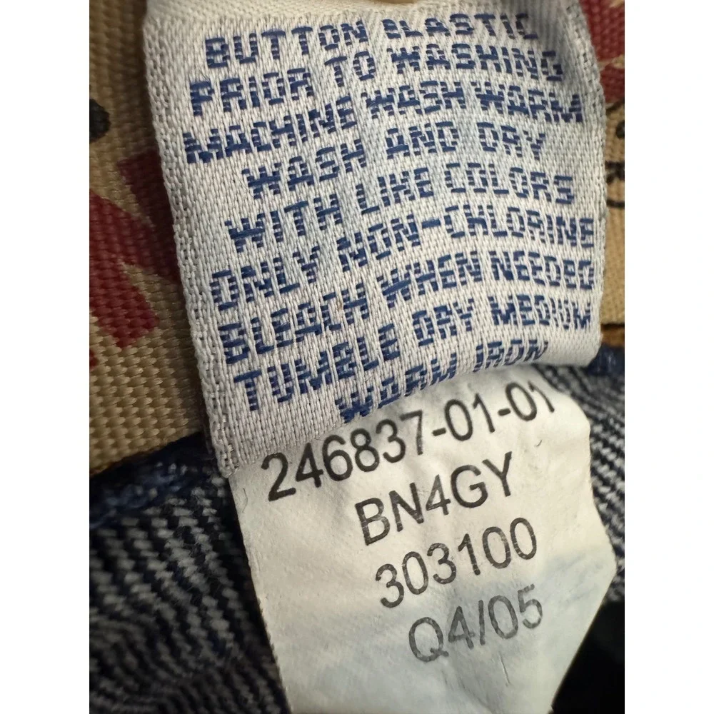 Old Navy Painters 10 Regular Baggy Denim Carpenter Jean Pants Wide Leg 2005